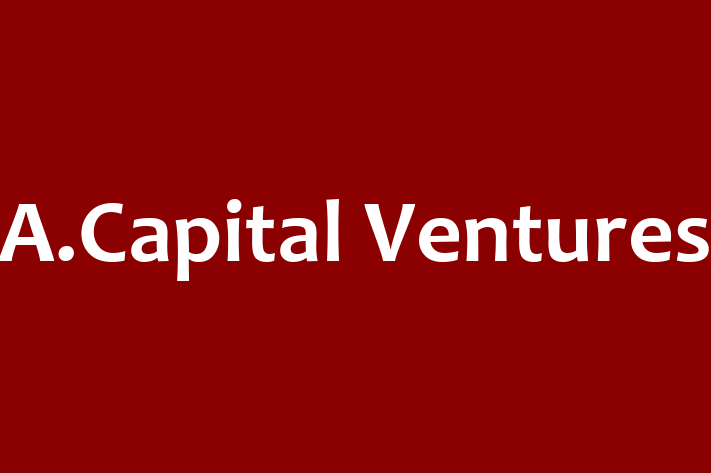 Human Resource Management A.Capital Ventures