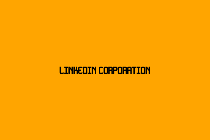 Software Firm LinkedIn Corporation