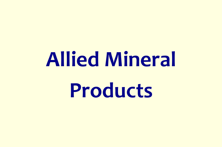 Employee Resource Management Allied Mineral Products