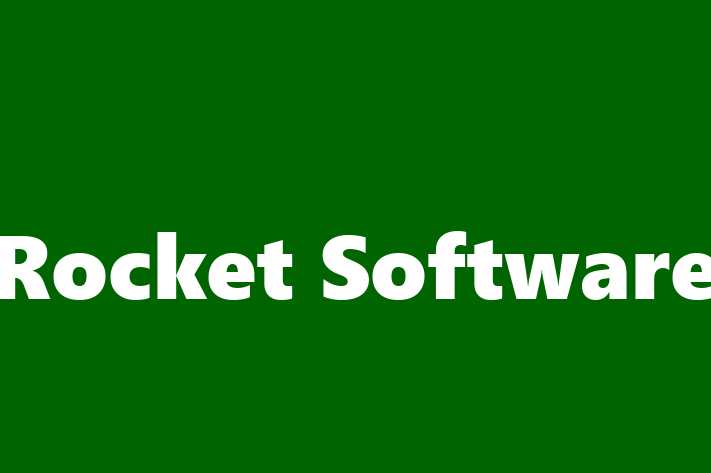 Application Development Company Rocket Software