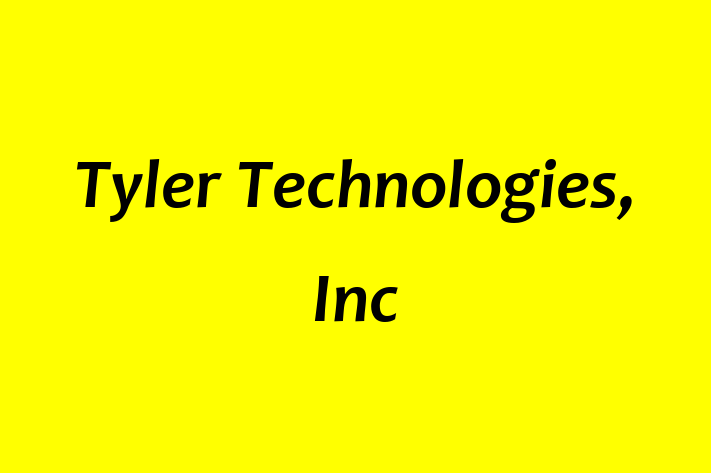 Software Solutions Provider Tyler Technologies Inc