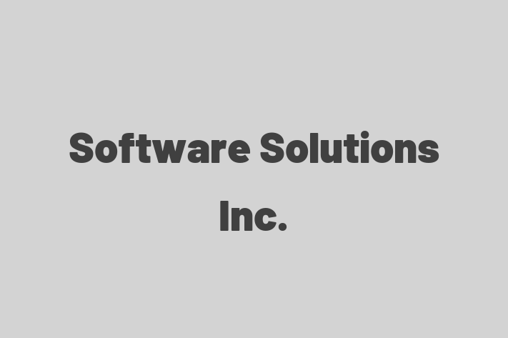 Software Solutions Provider Software Solutions Inc.