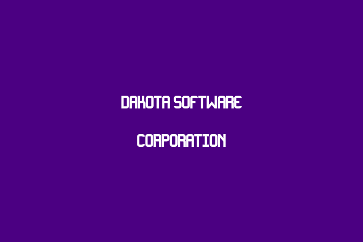 Application Development Company Dakota Software Corporation