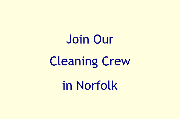 Join Our Cleaning Crew in Norfolk