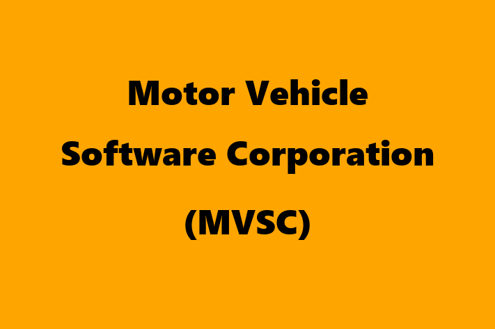 Software Engineering Company Motor Vehicle Software Corporation MVSC