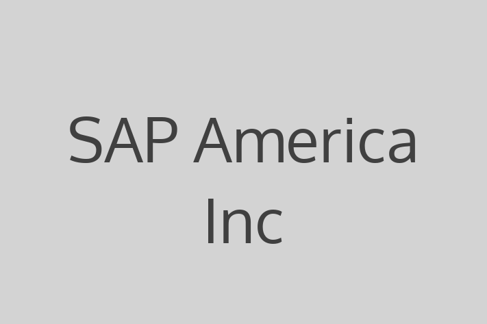 Software Development Firm SAP America Inc