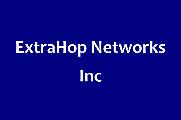 Software Solutions Provider ExtraHop Networks Inc