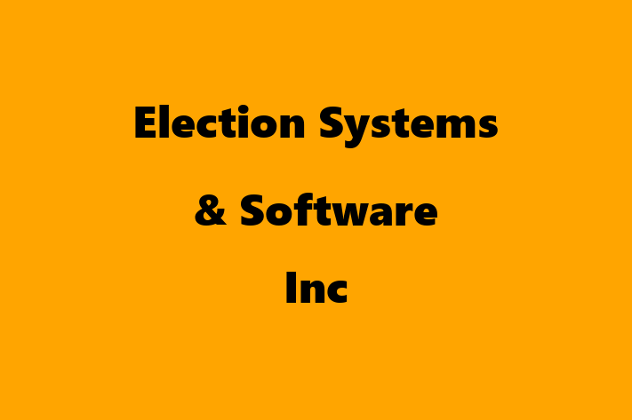 Software House Election Systems  Software Inc