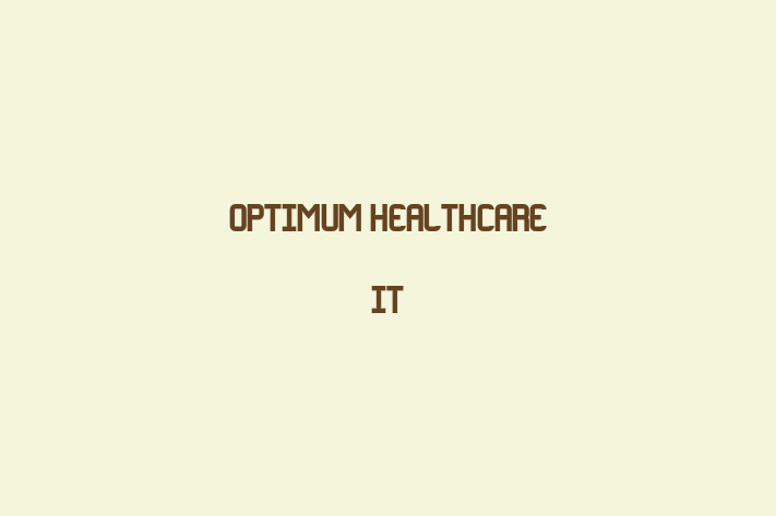 Personnel Management Optimum Healthcare IT