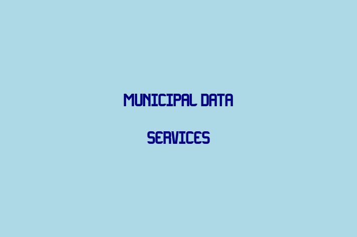 Human Capital Management Municipal Data Services