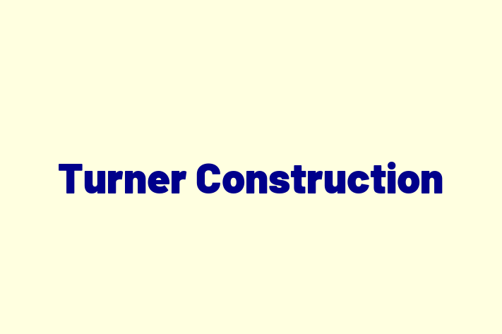 Personnel Management Turner Construction