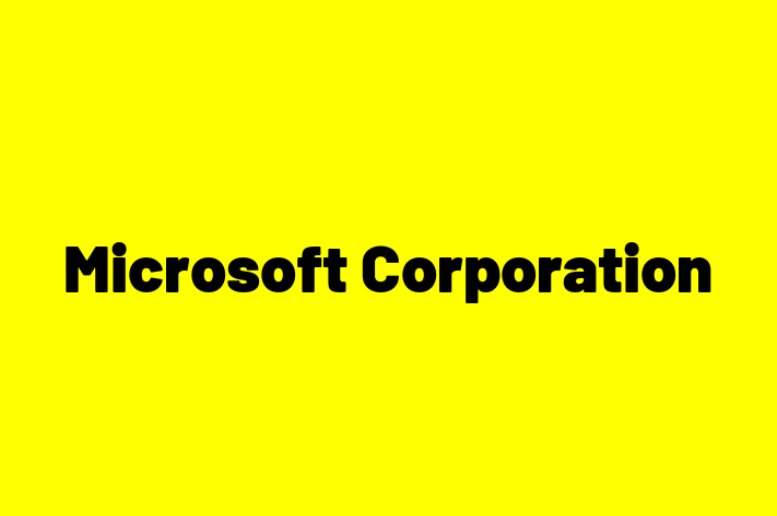 Software Firm Microsoft Corporation