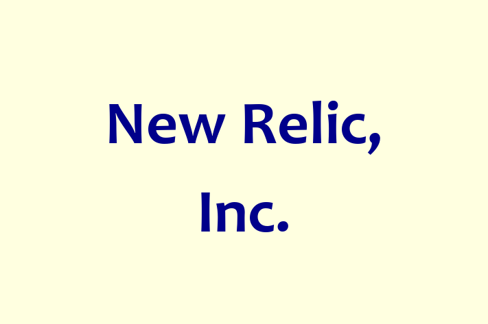 Tech Firm New Relic Inc.