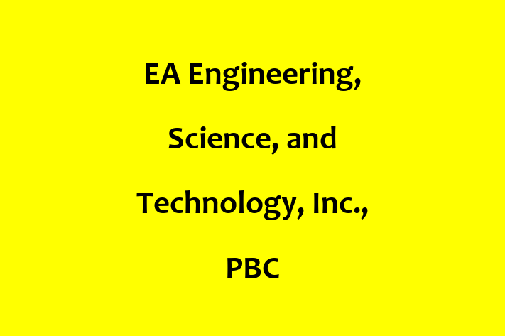 Employee Resource Management EA Engineering Science and Technology Inc. PBC