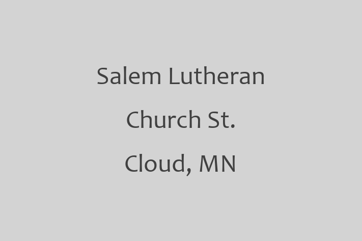 Tech Solutions Company Salem Lutheran Church   St. Cloud MN