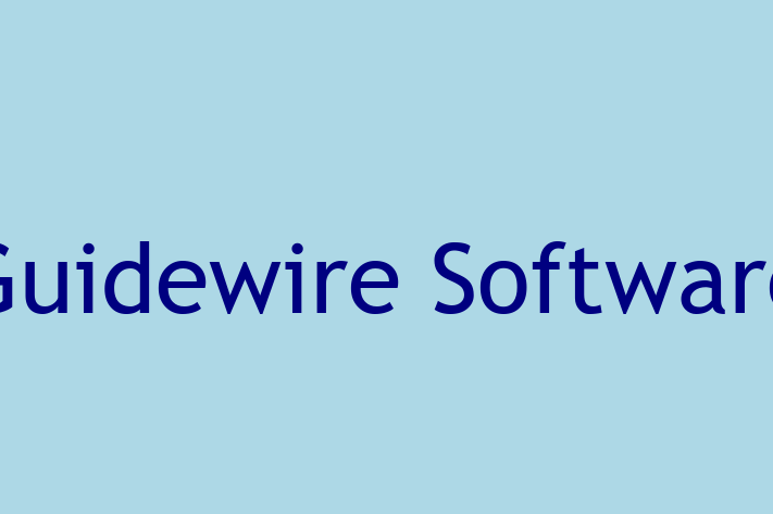 Software Development Firm Guidewire Software