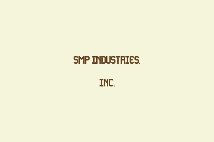 Tech Firm SMP Industries Inc.