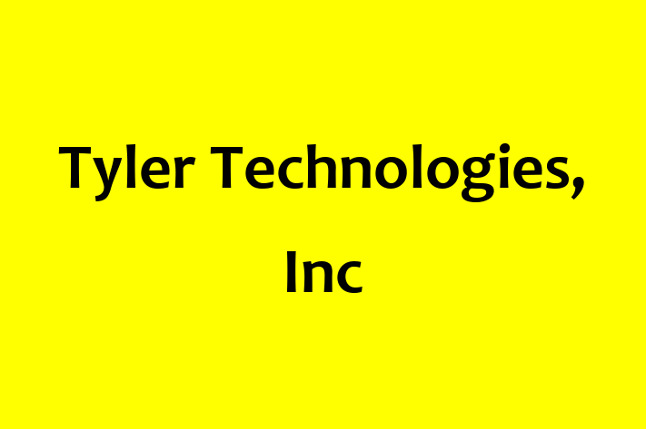 Application Development Company Tyler Technologies Inc