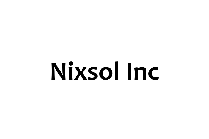 Application Development Company Nixsol Inc