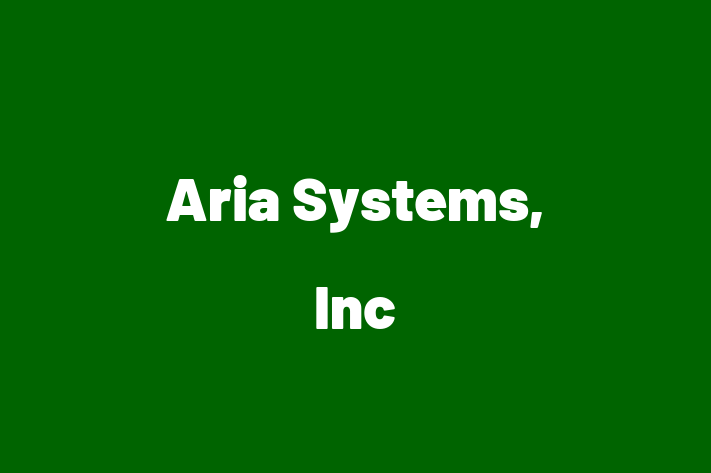 Digital Solutions Provider Aria Systems Inc