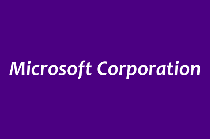 Tech Solutions Company Microsoft Corporation