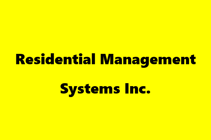 Software Solutions Provider Residential Management Systems Inc.