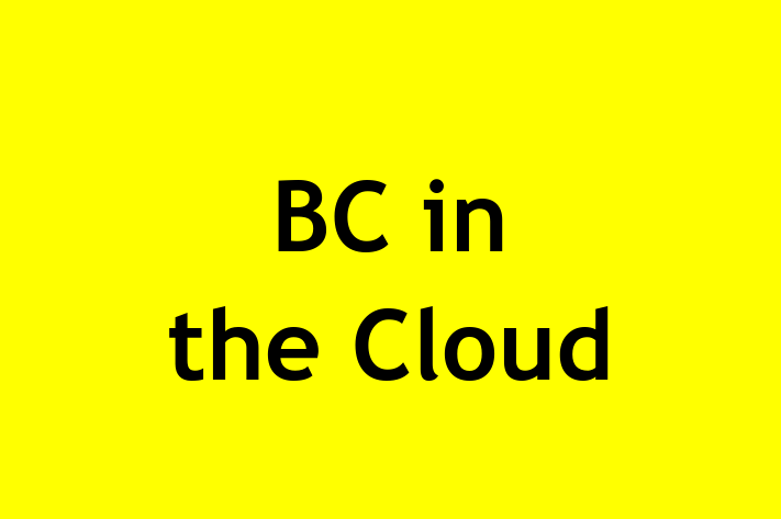 IT Company BC in the Cloud