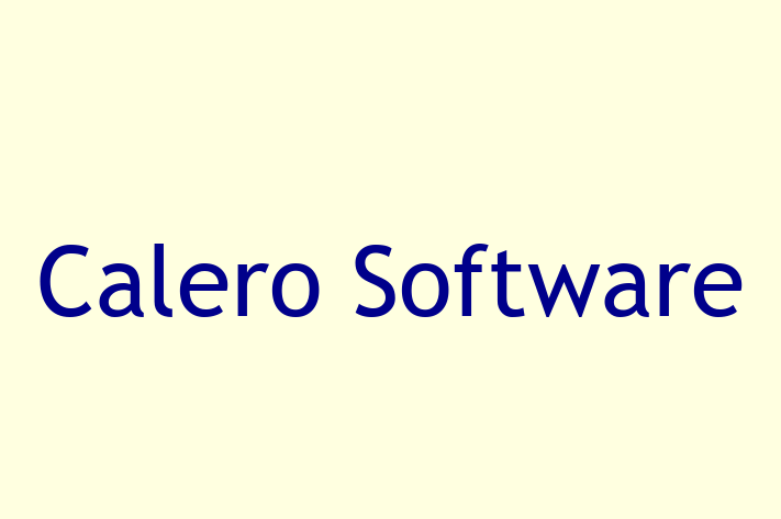 Tech Solutions Company Calero Software