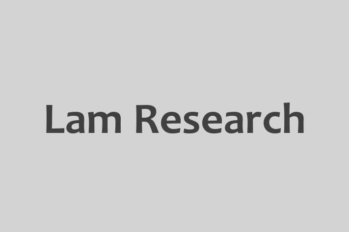 Personnel Management Lam Research