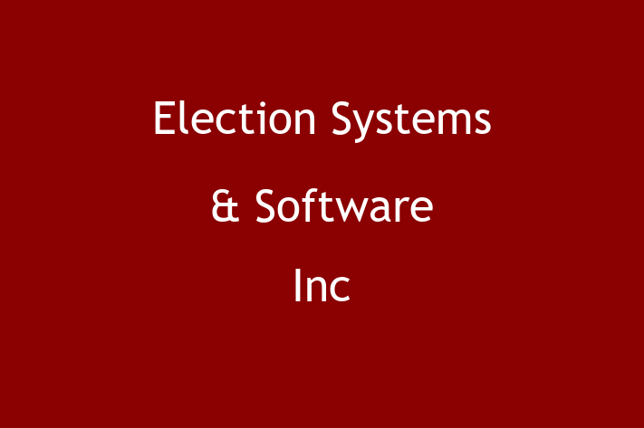 Application Development Company Election Systems  Software Inc