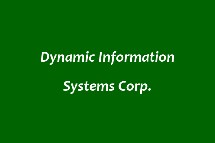 Human Capital Management Dynamic Information Systems Corp.