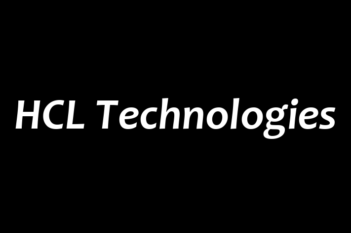 Technology Company HCL Technologies