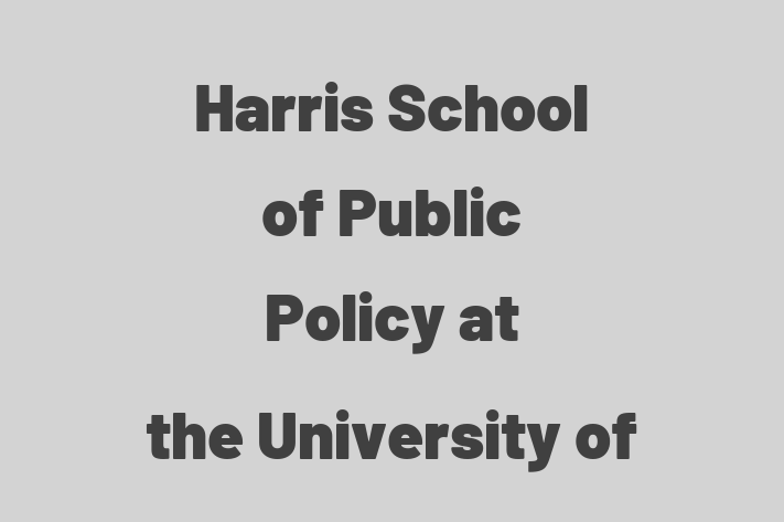 Labor Relations Harris School of Public Policy at the University of Chicago