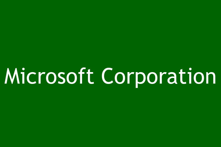 Technology Company Microsoft Corporation