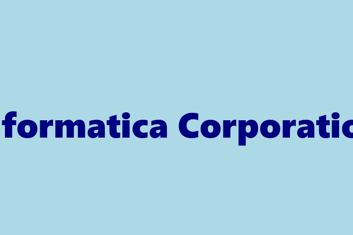 Application Development Company Informatica Corporation