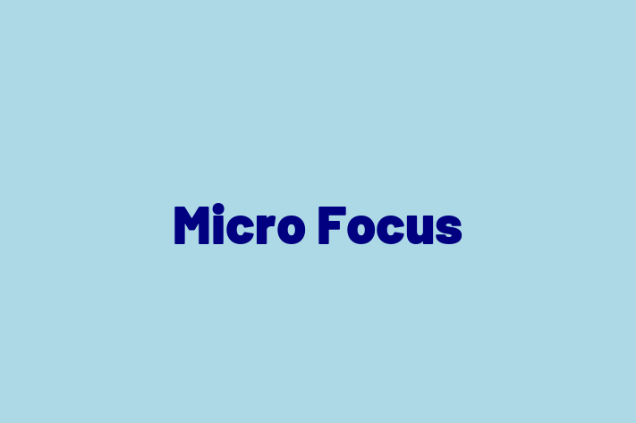 Tech Solutions Company Micro Focus