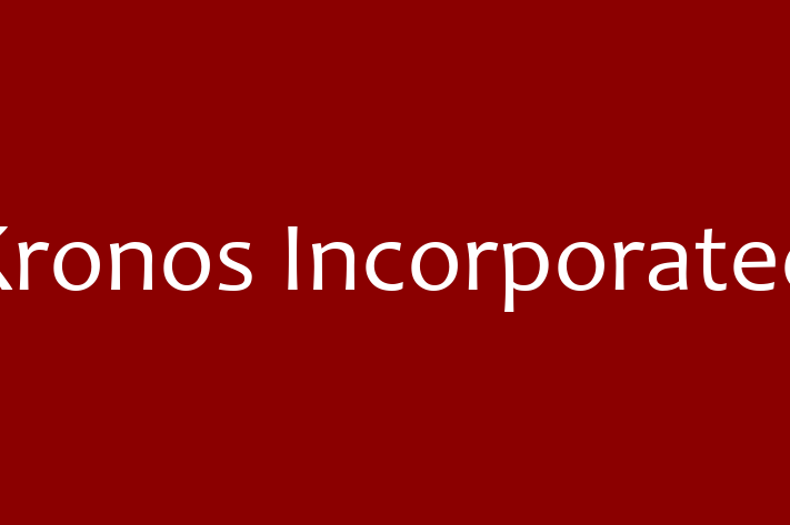 Software Services Company Kronos Incorporated