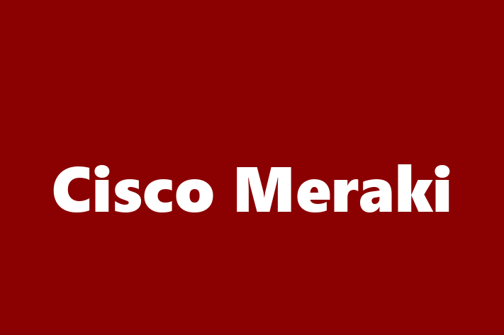 Software Development Firm Cisco Meraki