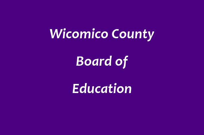 Employee Relations Wicomico County Board of Education