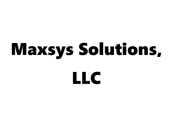 Software Firm Maxsys Solutions LLC