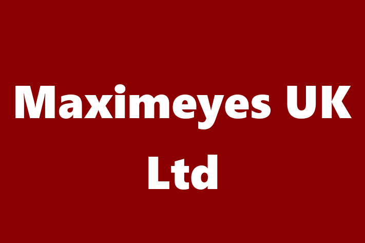 Talent Management Maximeyes UK Ltd