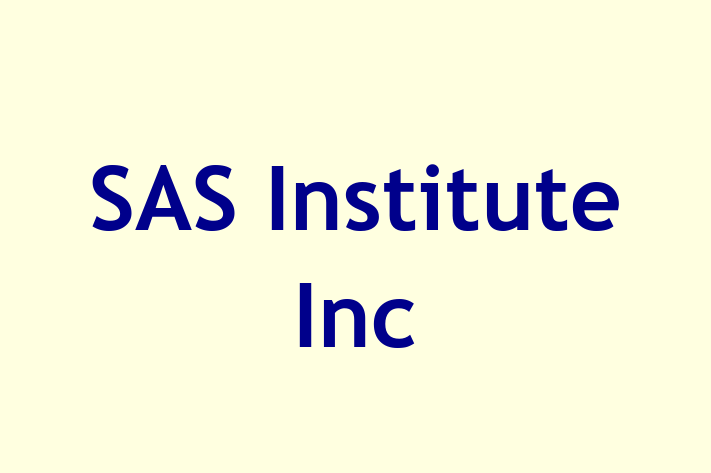 Software Consultancy SAS Institute Inc