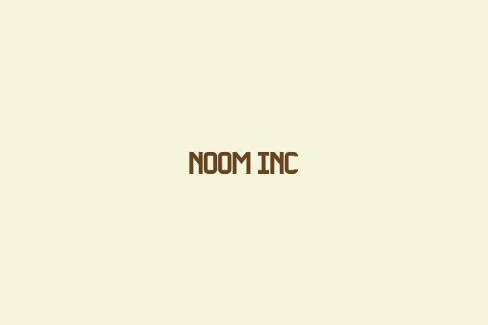 Tech Firm Noom Inc