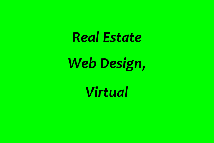 Software House Real Estate Web Design Virtual