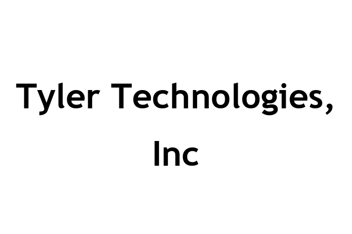 Technology Solutions Firm Tyler Technologies Inc