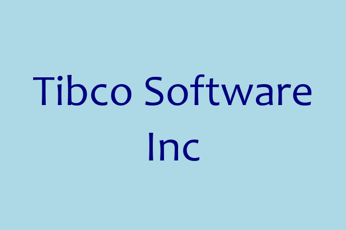 Software Consultancy Tibco Software Inc