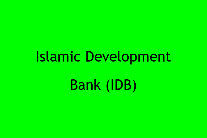 Software Development Company Islamic Development Bank IDB