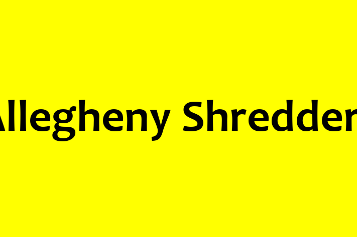 Employee Relations Allegheny Shredders