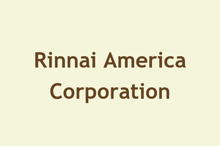 Personnel Management Rinnai America Corporation