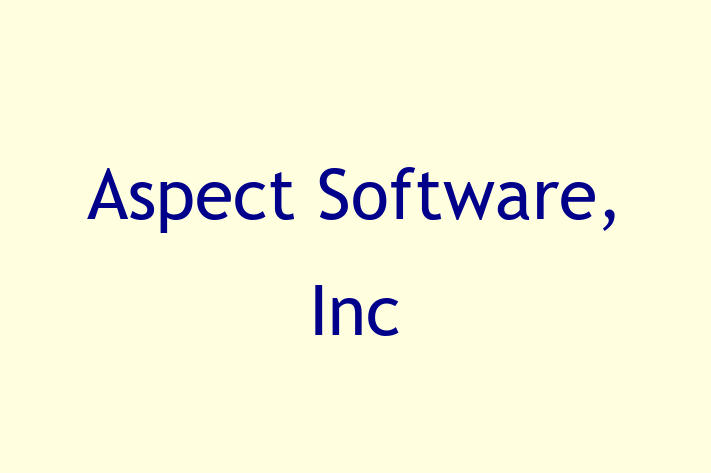 Software Development Firm Aspect Software Inc